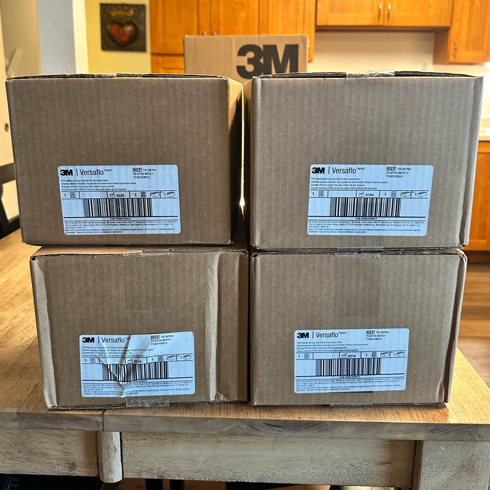 3M versaflo tr-307n+ battery/filter replacement (4 available)